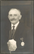 Richard Krauße mit Schützenmedaille